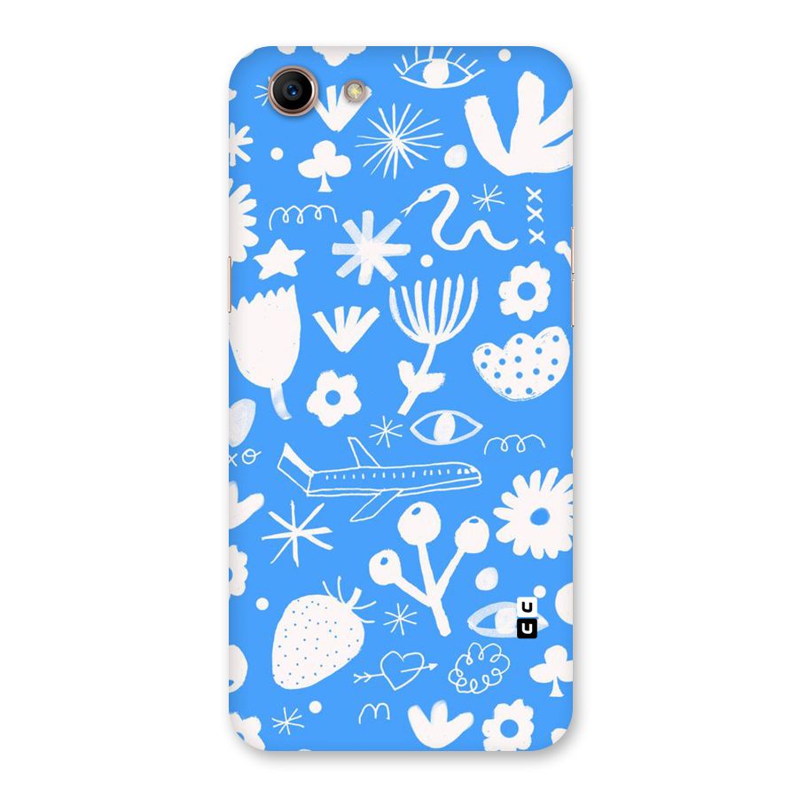 Space Blue Pattern Back Case for Oppo A83 (2018)