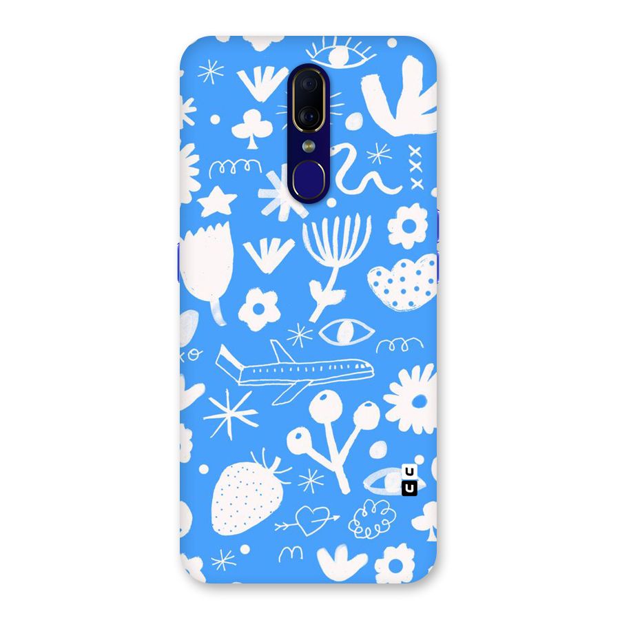 Space Blue Pattern Back Case for Oppo F11