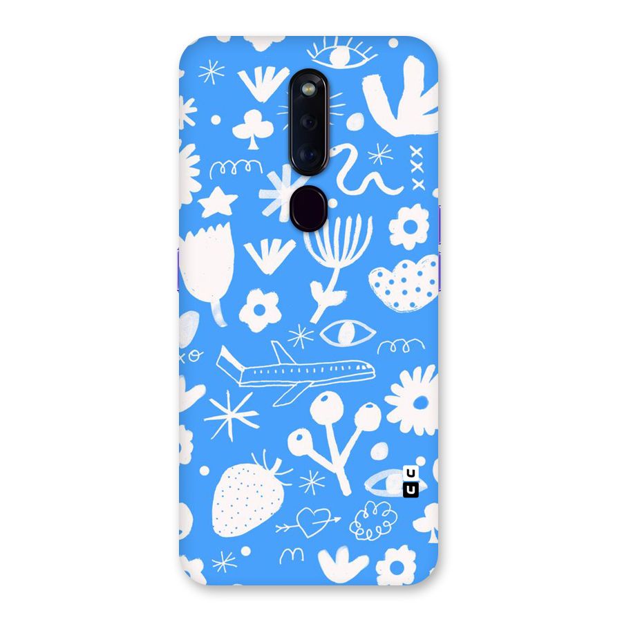 Space Blue Pattern Back Case for Oppo F11 Pro