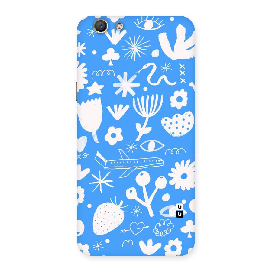 Space Blue Pattern Back Case for Oppo F1s