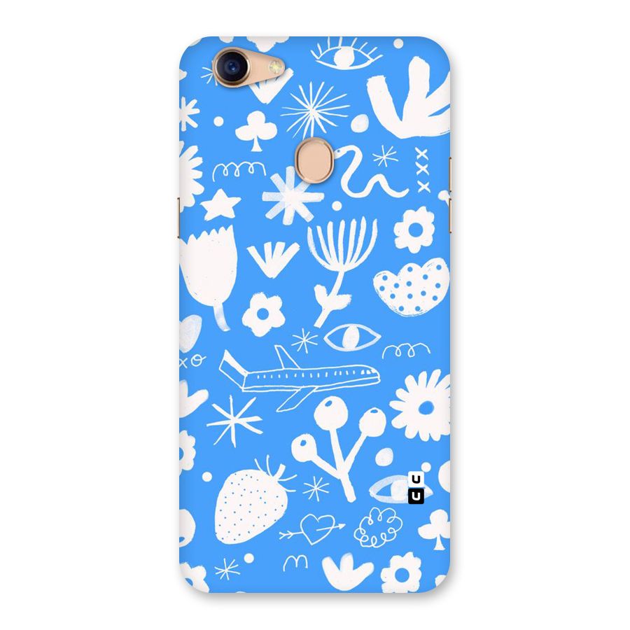 Space Blue Pattern Back Case for Oppo F5