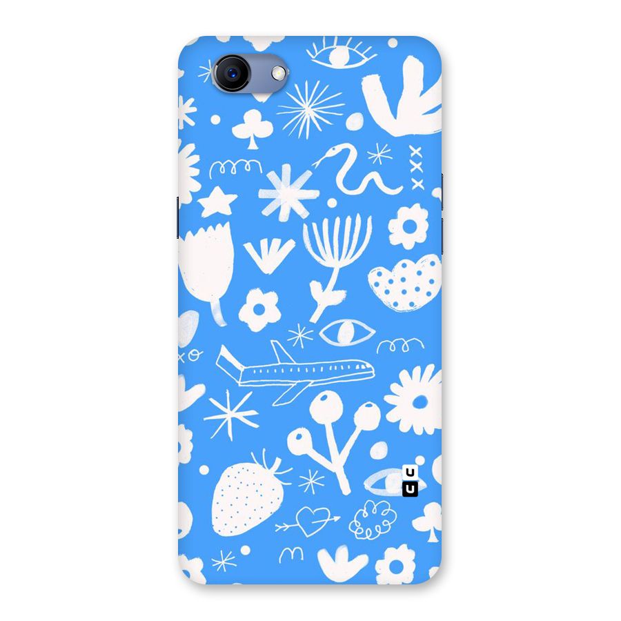 Space Blue Pattern Back Case for Oppo Realme 1