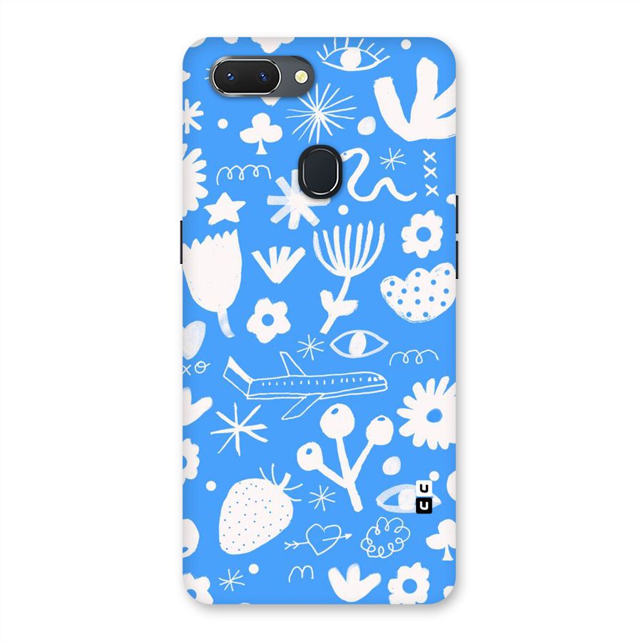 Space Blue Pattern Back Case for Oppo Realme 2