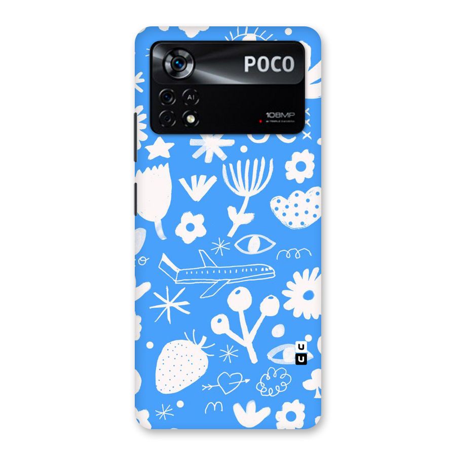 Space Blue Pattern Back Case for Poco X4 Pro 5G