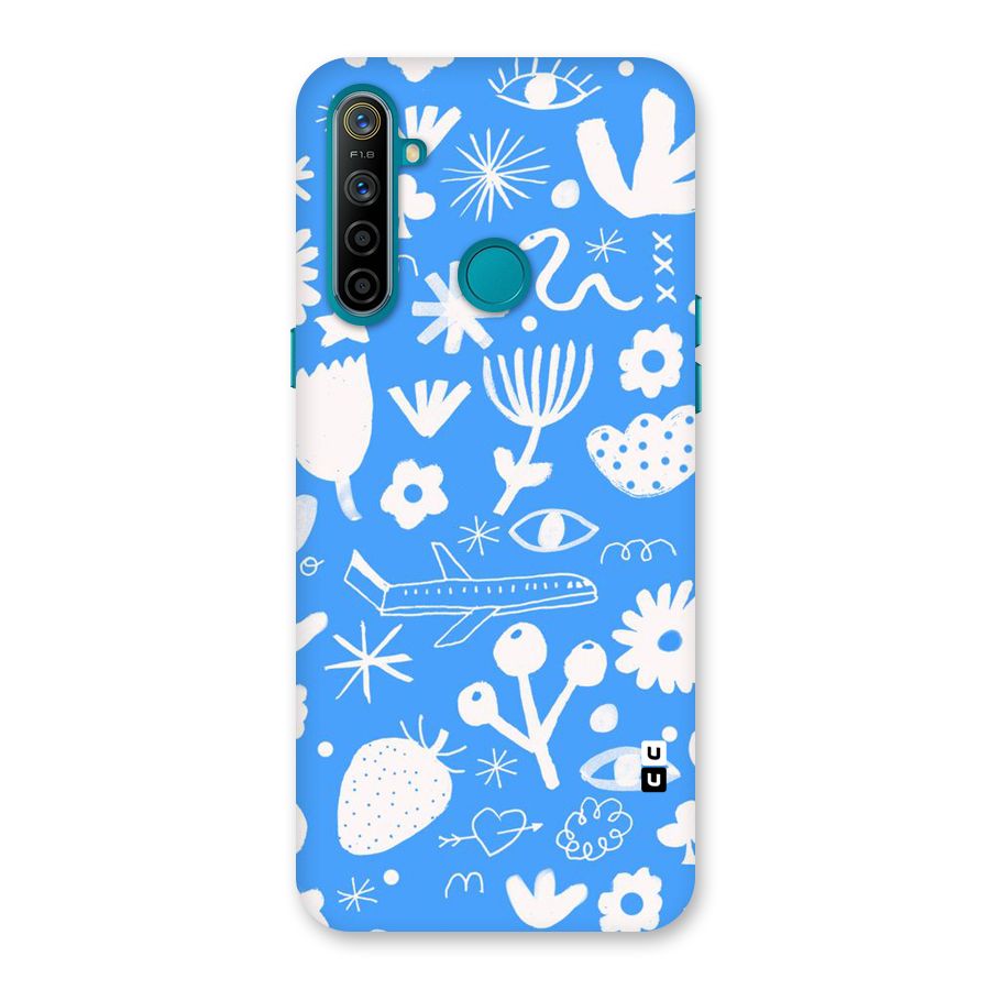 Space Blue Pattern Back Case for Realme 5i