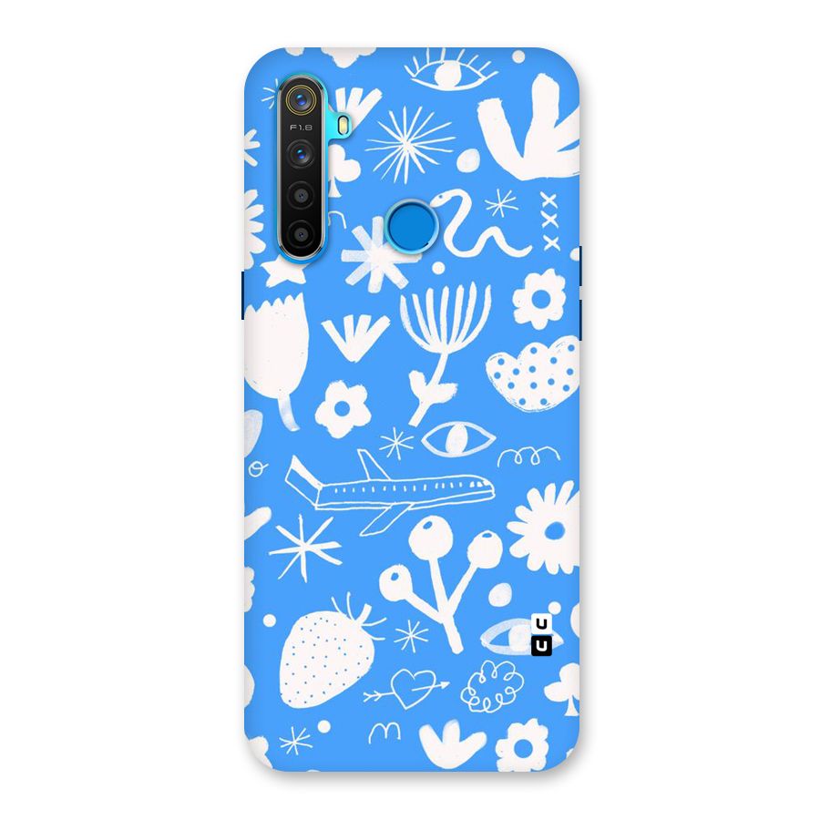 Space Blue Pattern Back Case for Realme 5s