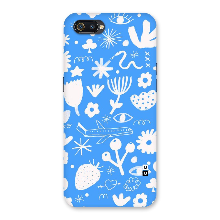 Space Blue Pattern Back Case for Realme C2