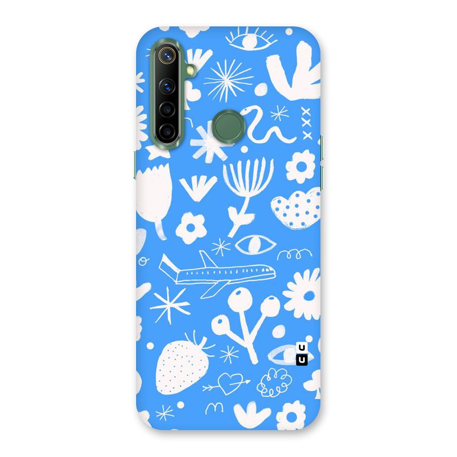 Space Blue Pattern Back Case for Realme Narzo 10