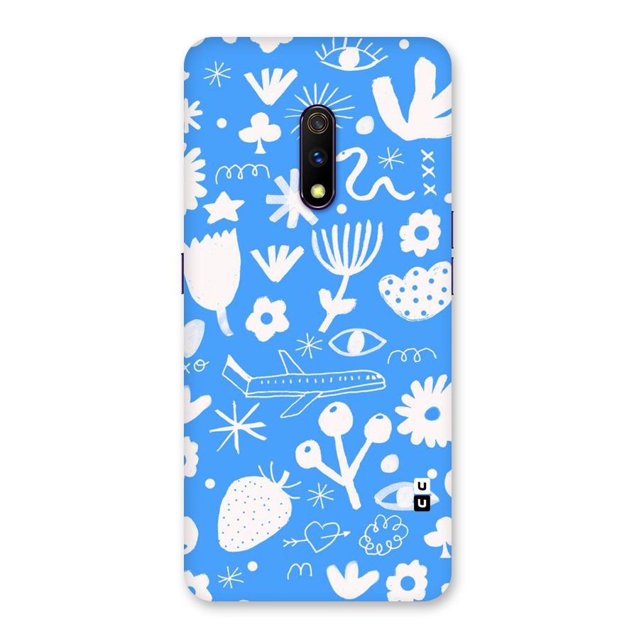 Space Blue Pattern Back Case for Realme X