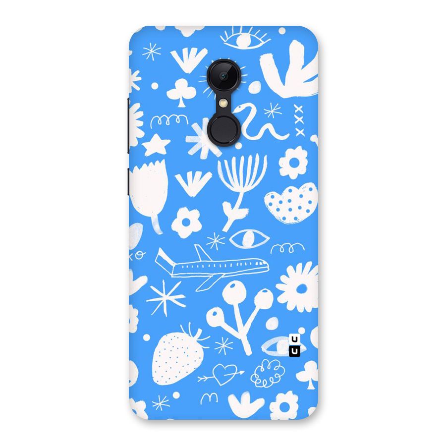 Space Blue Pattern Back Case for Redmi 5