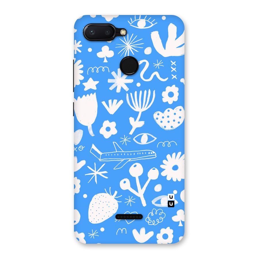 Space Blue Pattern Back Case for Redmi 6