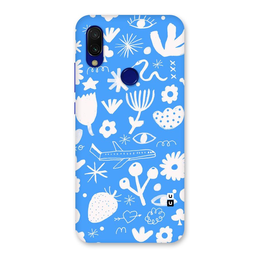 Space Blue Pattern Back Case for Redmi 7