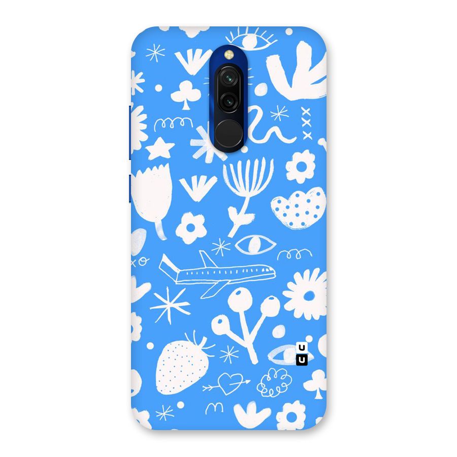 Space Blue Pattern Back Case for Redmi 8