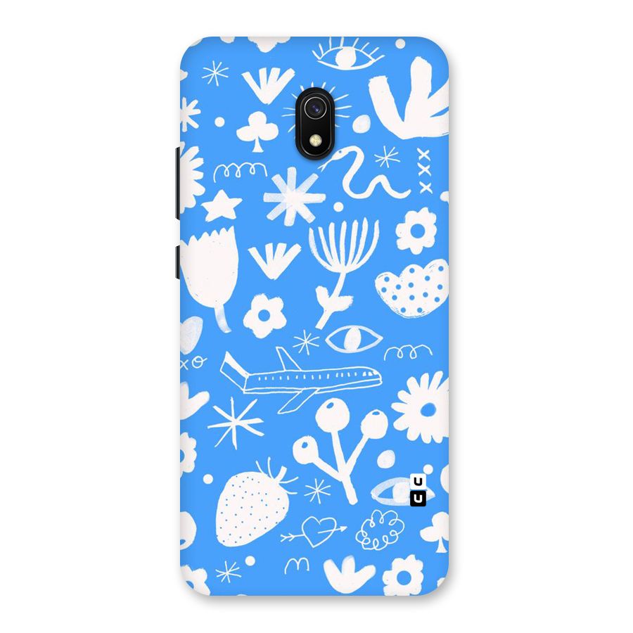 Space Blue Pattern Back Case for Redmi 8A