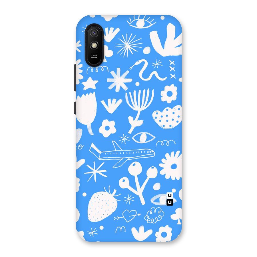 Space Blue Pattern Back Case for Redmi 9A
