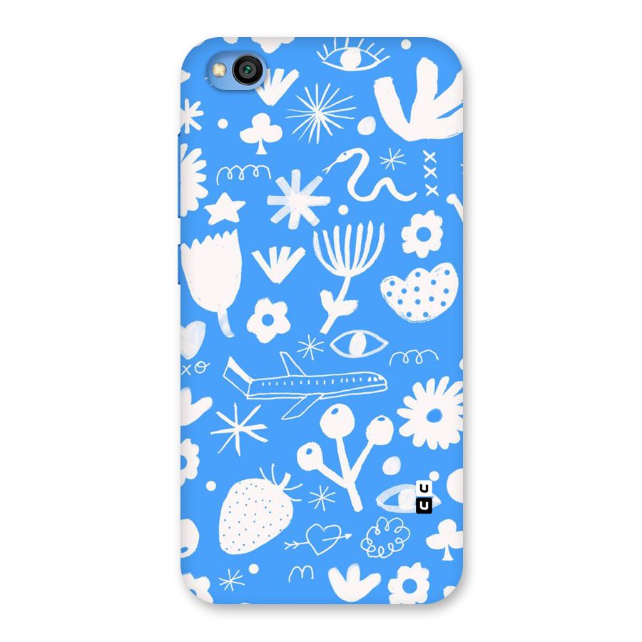 Space Blue Pattern Back Case for Redmi Go