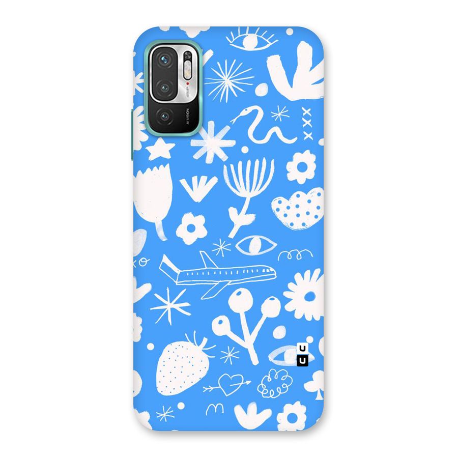 Space Blue Pattern Back Case for Redmi Note 10T 5G