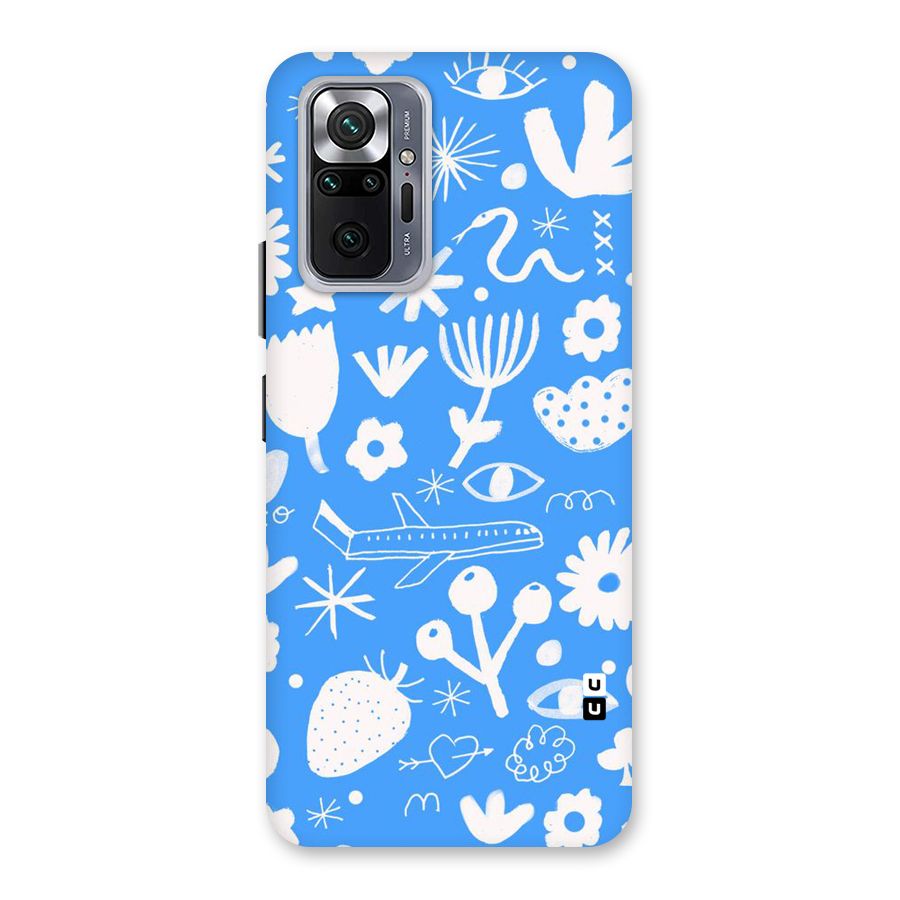 Space Blue Pattern Back Case for Redmi Note 10 Pro Max