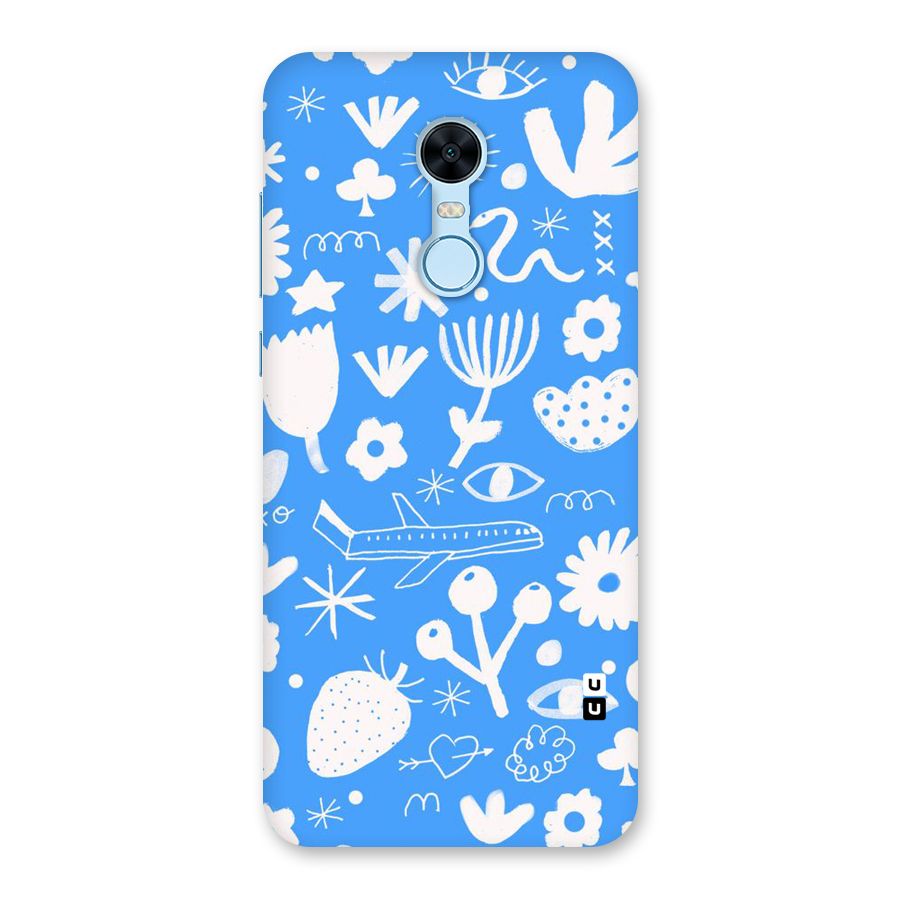 Space Blue Pattern Back Case for Redmi Note 5