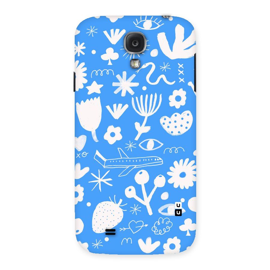 Space Blue Pattern Back Case for Samsung Galaxy S4