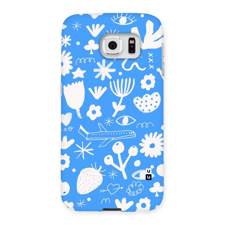 Space Blue Pattern Back Case for Samsung Galaxy S6