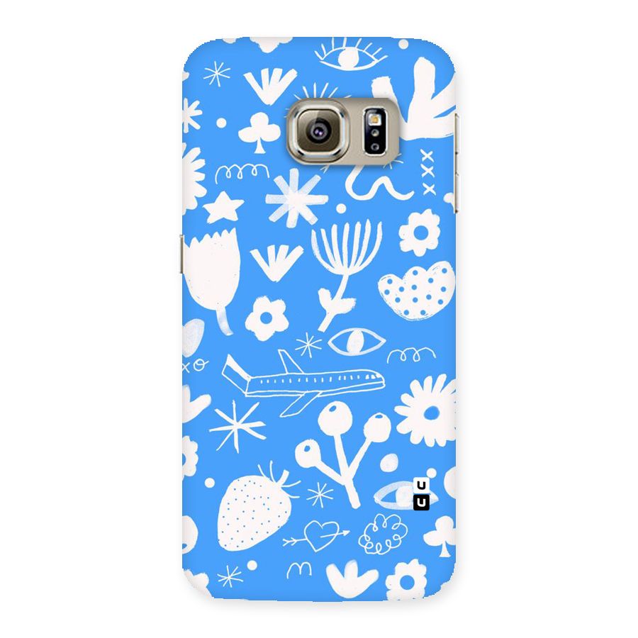 Space Blue Pattern Back Case for Samsung Galaxy S6 Edge