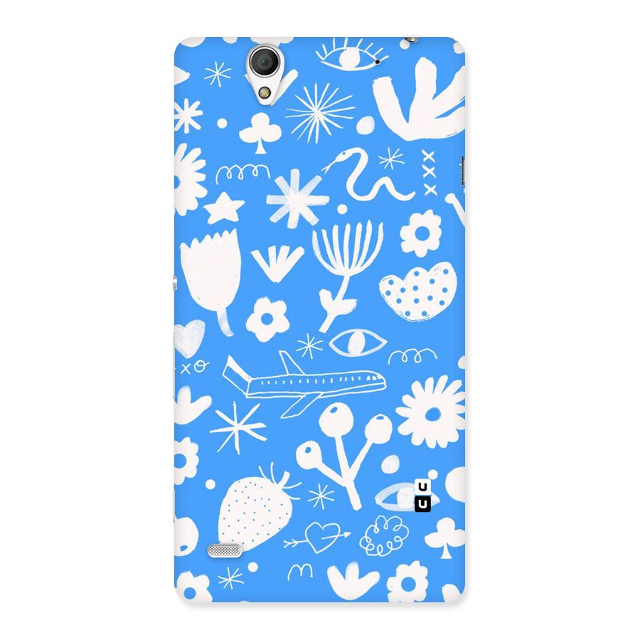 Space Blue Pattern Back Case for Sony Xperia C4