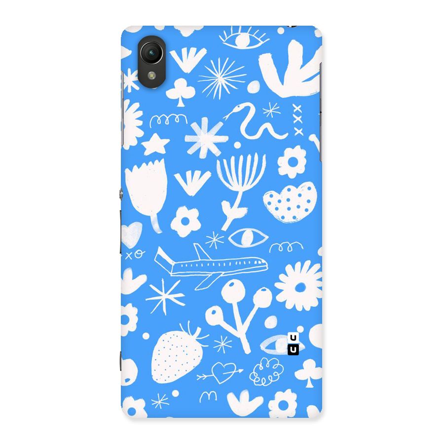Space Blue Pattern Back Case for Sony Xperia Z2