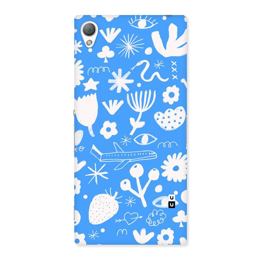 Space Blue Pattern Back Case for Sony Xperia Z3