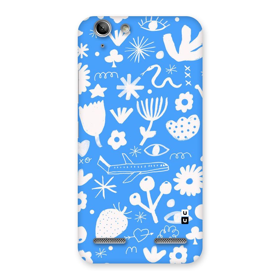 Space Blue Pattern Back Case for Vibe K5 Plus