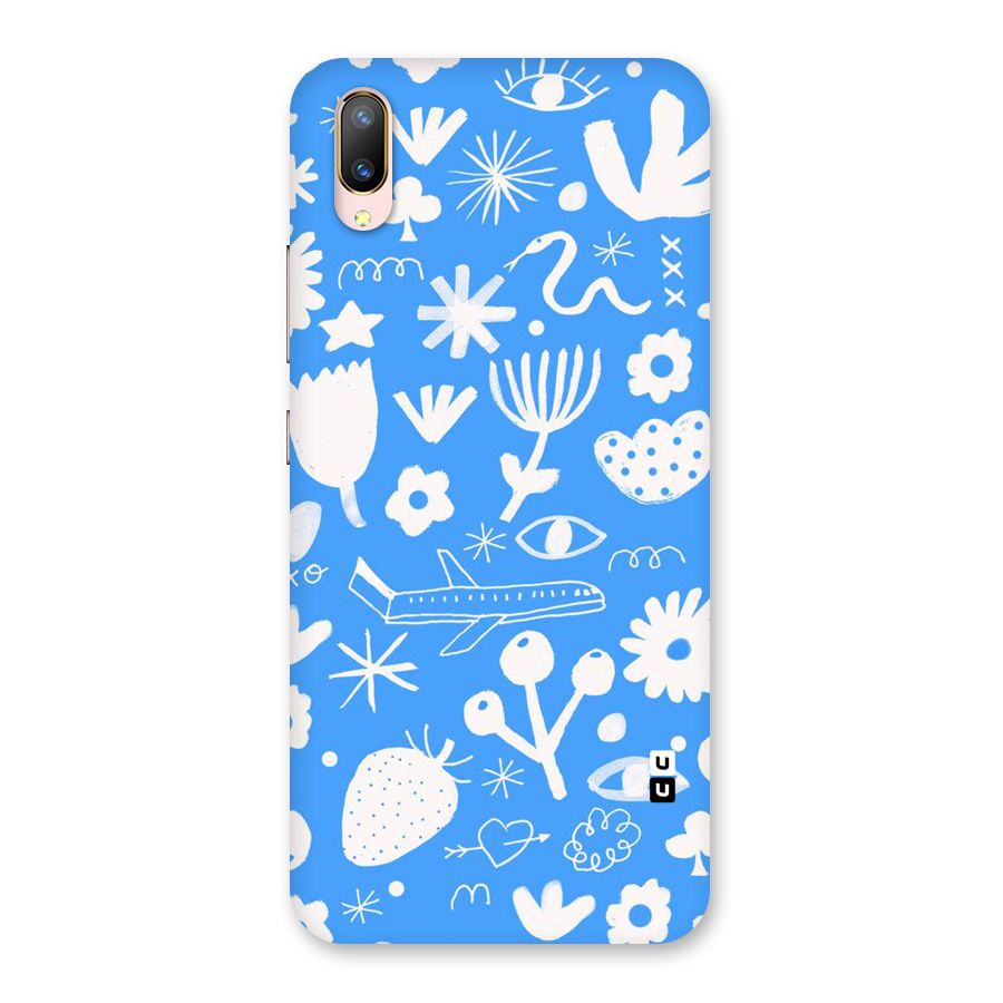 Space Blue Pattern Back Case for Vivo V11 Pro
