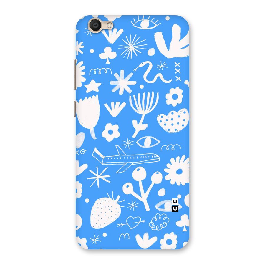 Space Blue Pattern Back Case for Vivo V5