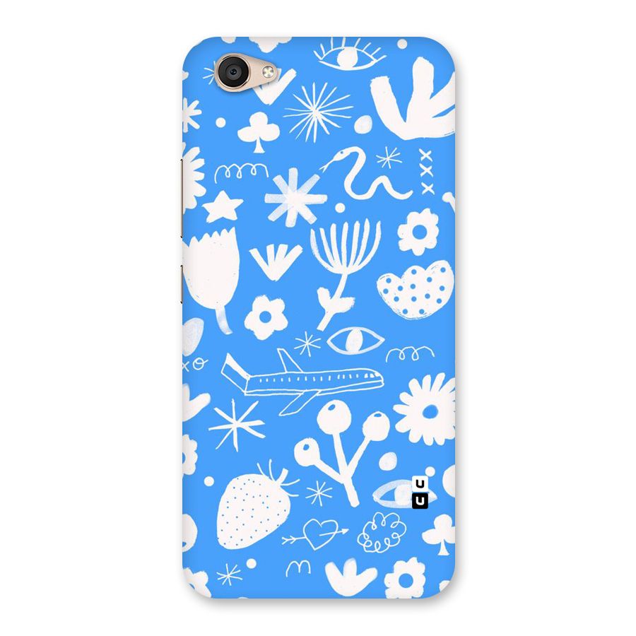 Space Blue Pattern Back Case for Vivo V5 Plus