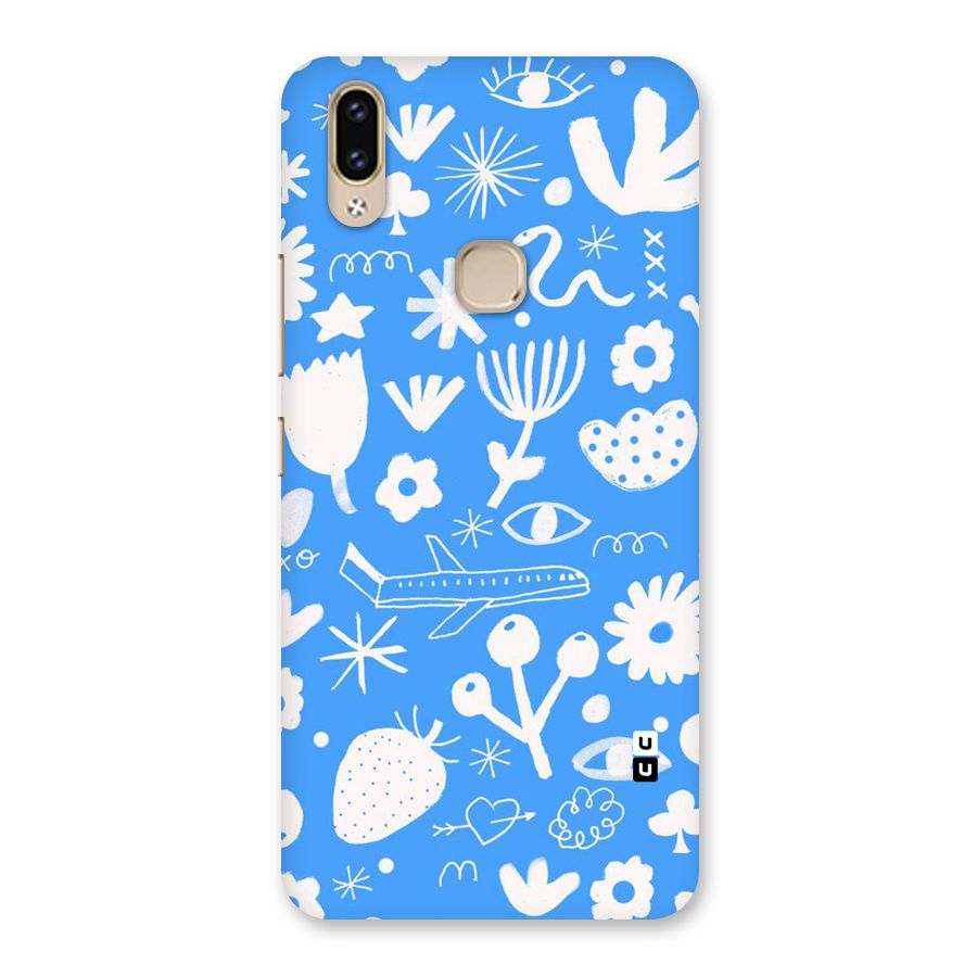 Space Blue Pattern Back Case for Vivo V9 Youth