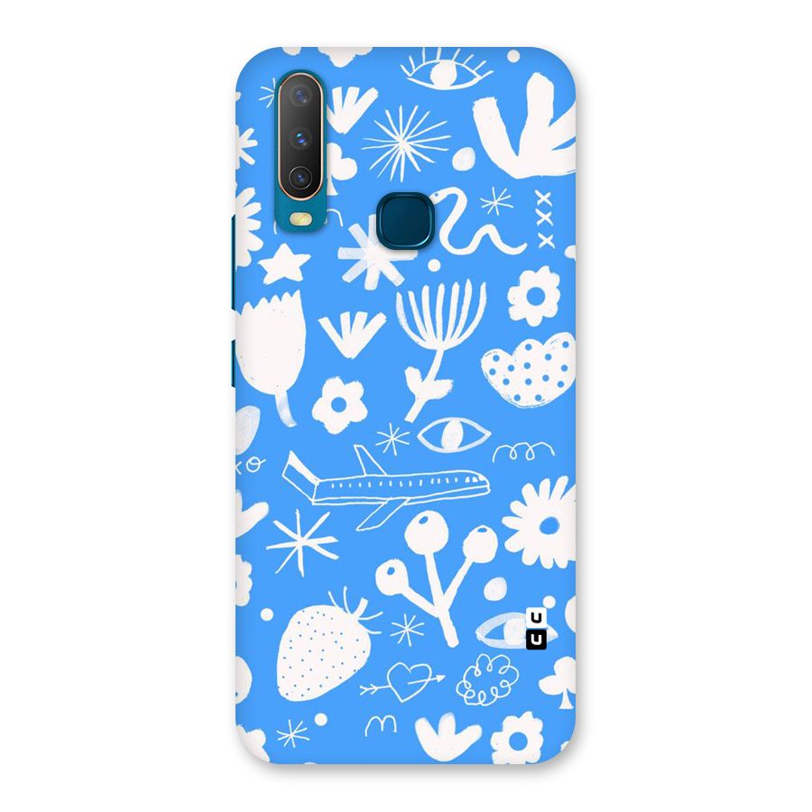 Space Blue Pattern Back Case for Vivo Y17