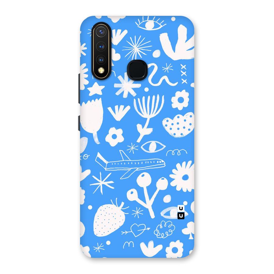 Space Blue Pattern Back Case for Vivo Y19