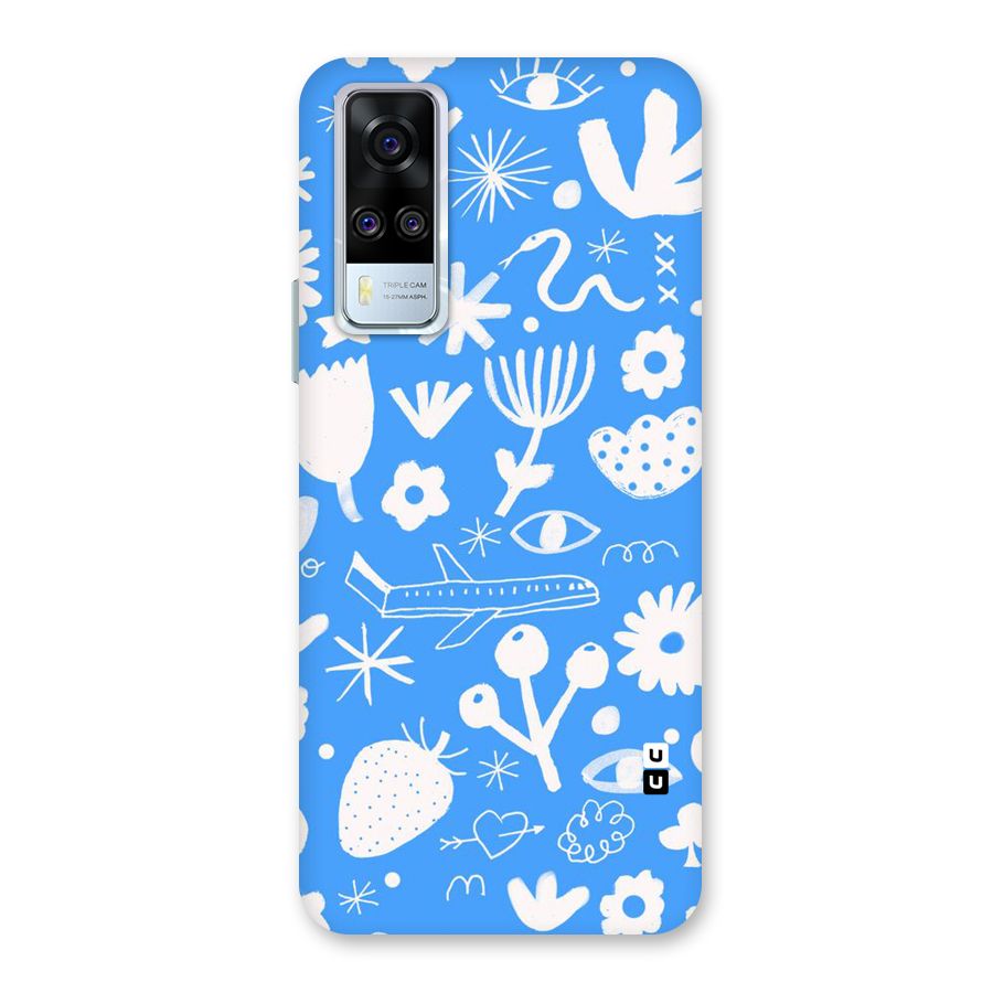 Space Blue Pattern Back Case for Vivo Y31