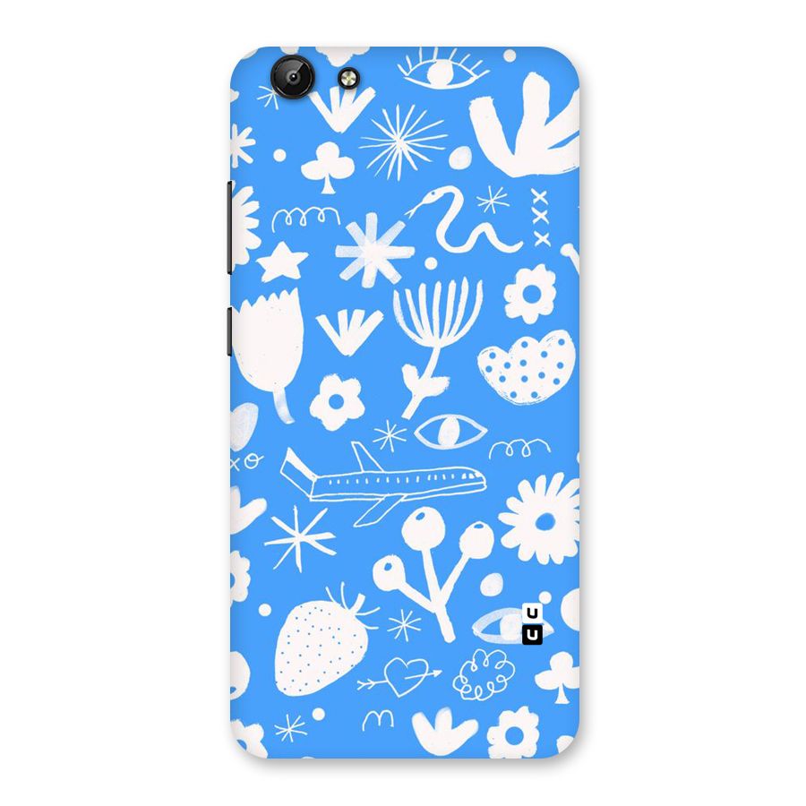 Space Blue Pattern Back Case for Vivo Y69