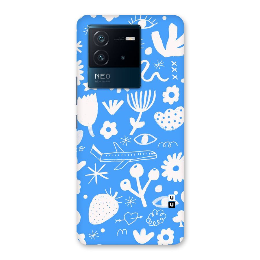 Space Blue Pattern Back Case for Vivo iQOO Neo 6 5G