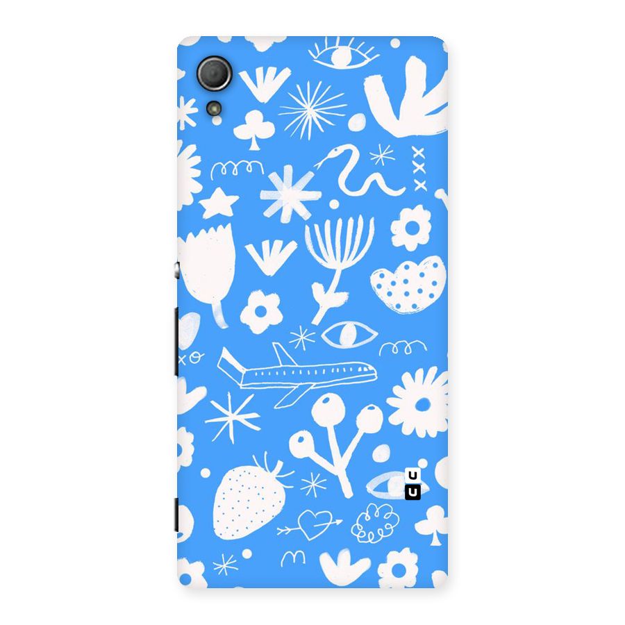 Space Blue Pattern Back Case for Xperia Z3 Plus