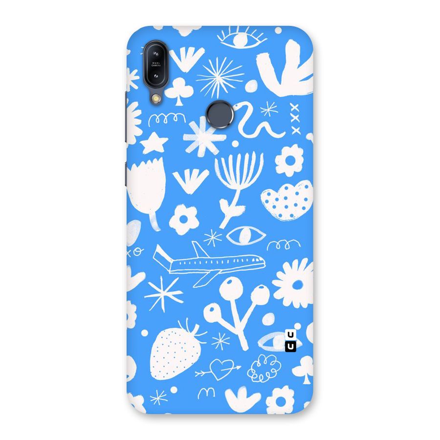 Space Blue Pattern Back Case for Zenfone Max M2