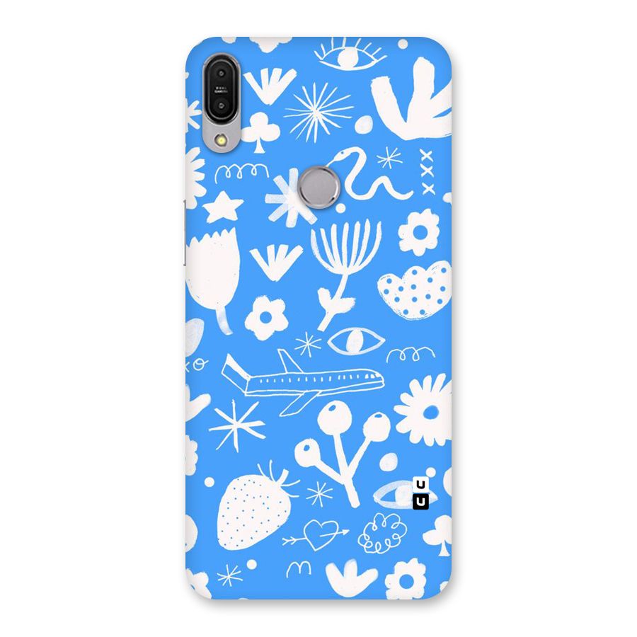 Space Blue Pattern Back Case for Zenfone Max Pro M1