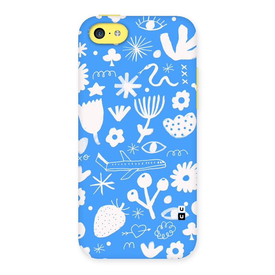 Space Blue Pattern Back Case for iPhone 5C