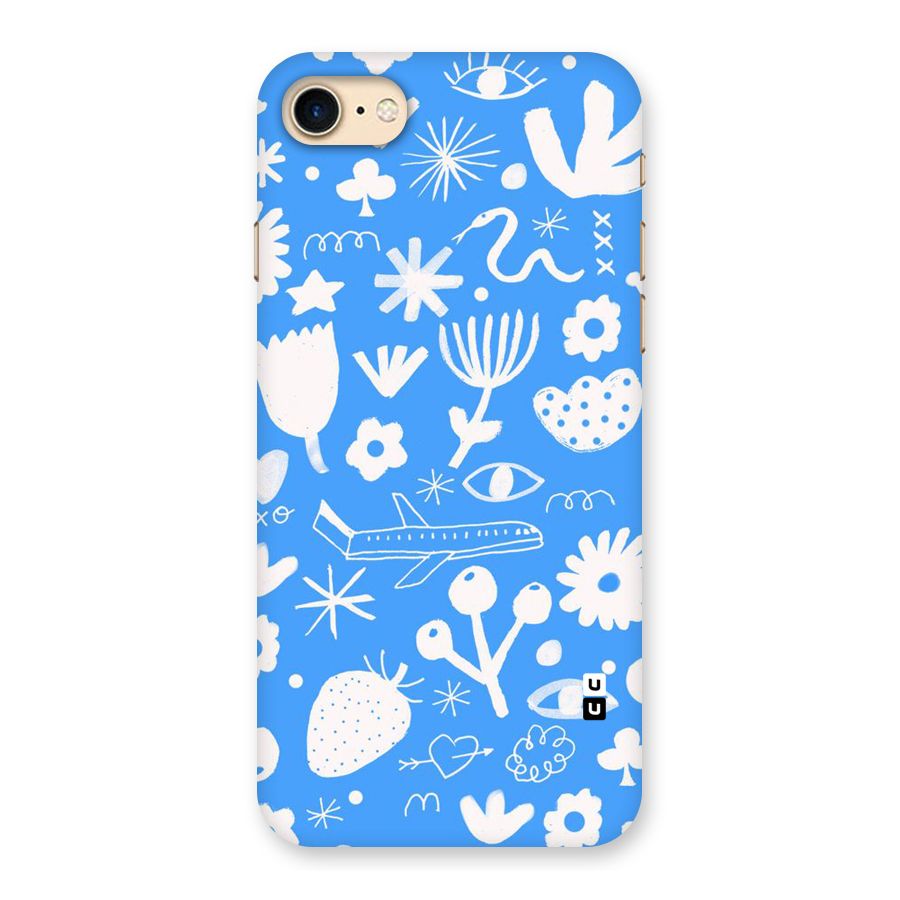 Space Blue Pattern Back Case for iPhone 7