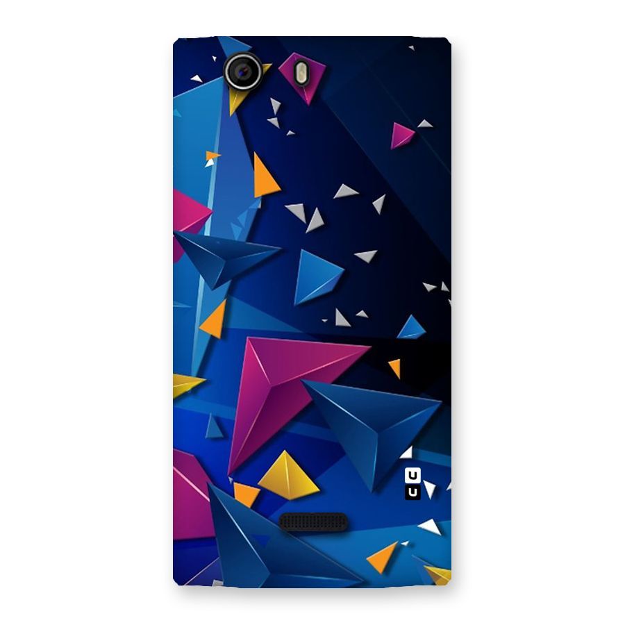 Space Colored Triangles Back Case for Canvas Nitro 2 E311
