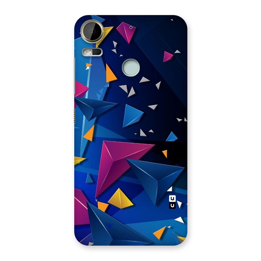 Space Colored Triangles Back Case for Desire 10 Pro