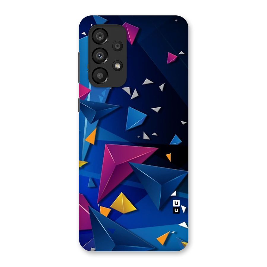 Space Colored Triangles Back Case for Galaxy A33 5G