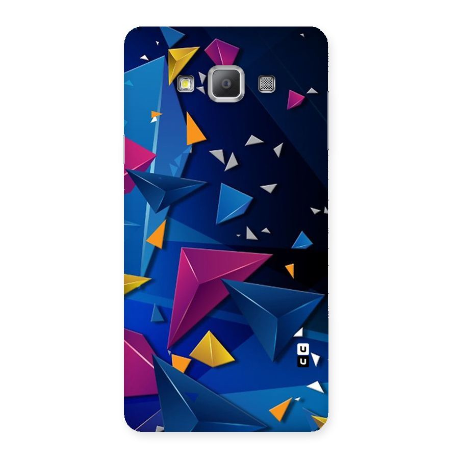 Space Colored Triangles Back Case for Galaxy A7