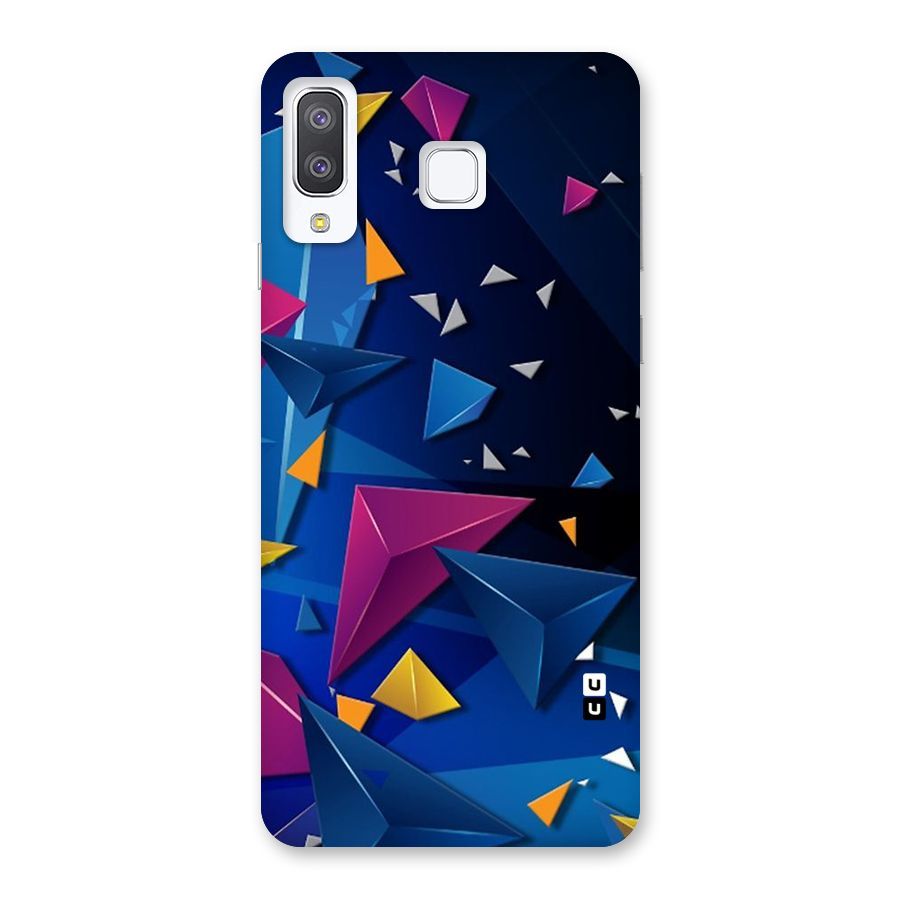 Space Colored Triangles Back Case for Galaxy A8 Star