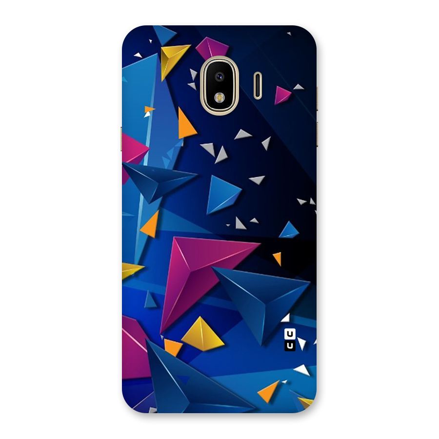 Space Colored Triangles Back Case for Galaxy J4